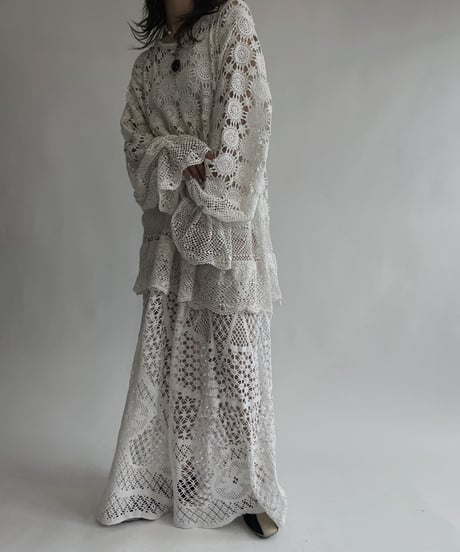 【RE;CIRCLE】 RE Crochet Lace One-piece / 220728-034