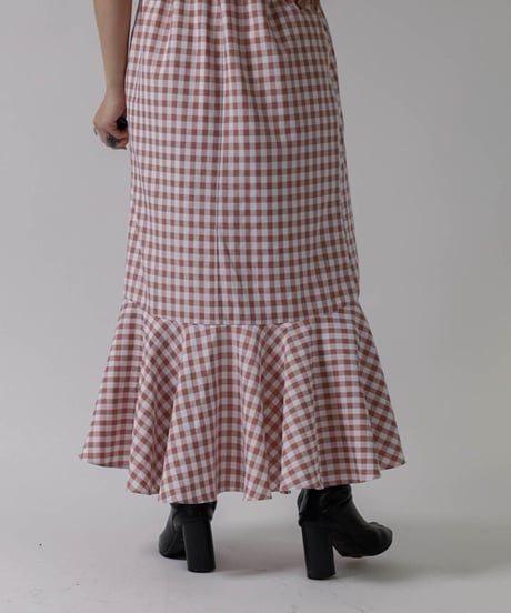 【USED】 Gingham Check Dress/ 220324-016