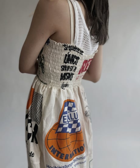 【RE;CIRCLE】 RE Eco-Friendly Bag Camisole One-piece / 220804-022