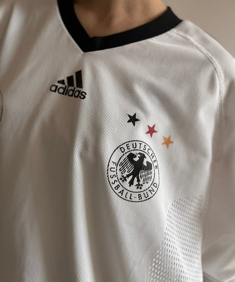 【USED】 adidas DEUTSCHER L/S Soccer Shirt Mercedes-Benz /241207-038