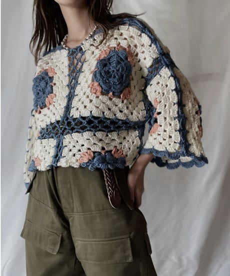 【RE;CIRCLE】 RE Ｇranny S/S Top③/211110-017