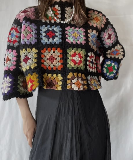 【RE;CIRCLE】 RE Granny Knit Top⑦/211014-007