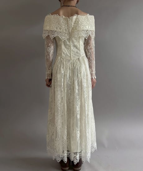 【USED】 Lace Pattern Camisole One-Piece / 260104-006