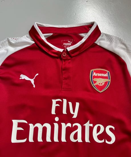 【USED】17~18's Puma Arsenal Soccer Shirt / 250712-020