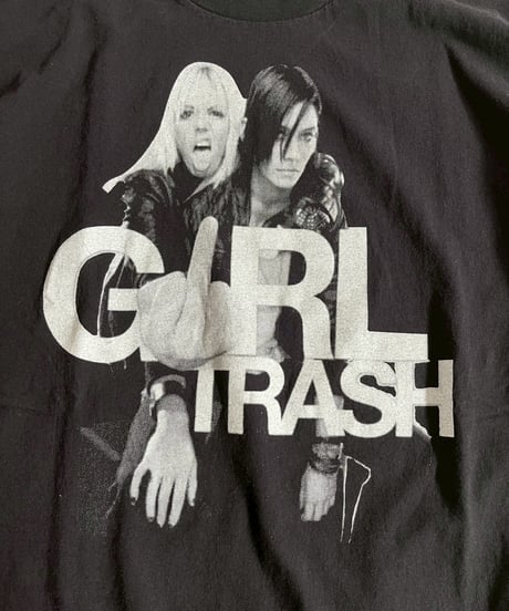 【USED】 Made in USA GIRL TRASH T-Shirt /250503-015