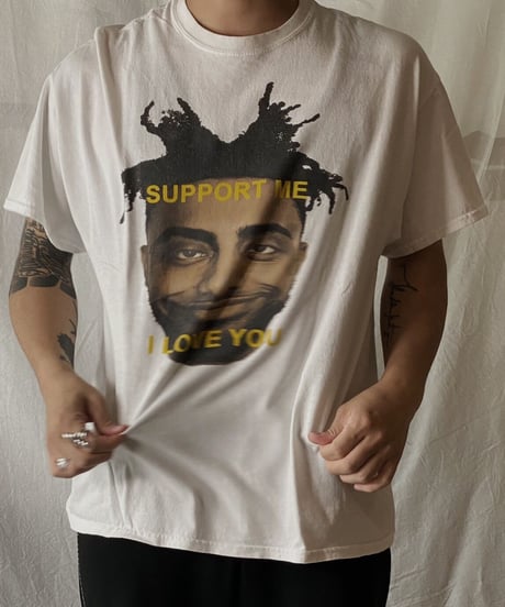 【USED】S/S T-shirt SUPPORT ME "I LOVE YOU"/210604-055