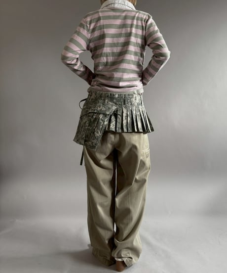【RE;CIRCLE】 RE Military Camouflage Wrap Skirt / 260226-006