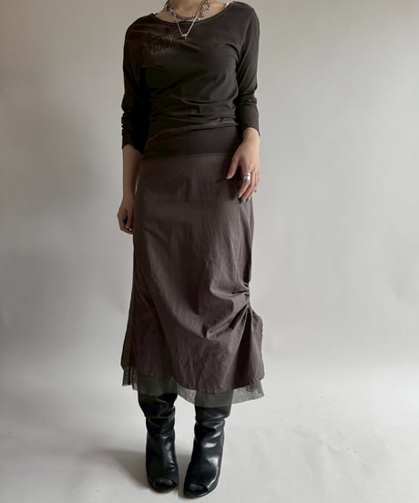 【USED】 Cop.Copine Asymmetry Design L/S One-Piece /251014-030