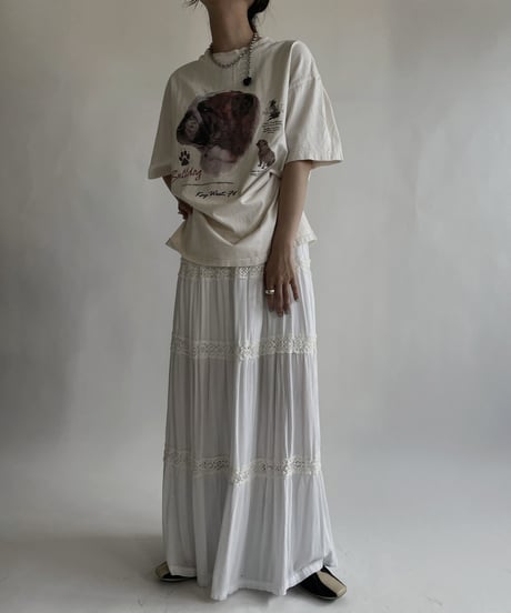 【USED】 Short Sleeved Dog T-shirt / 220611-006