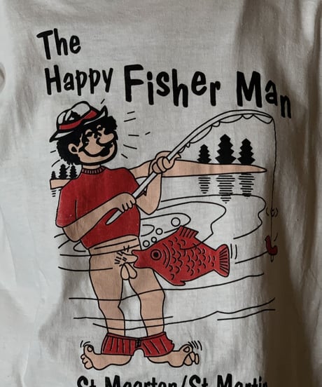 【USED】S/S T-shirt Fisher Man /210604-044