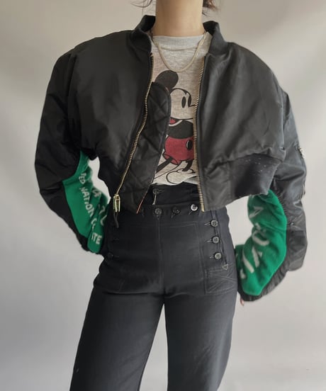 【RE;CIRCLE】 RE MA1×Soccer Muffler Short Jacket / 240118-014