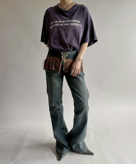 【USED】  DELTA Message T-Shirt/250510-019