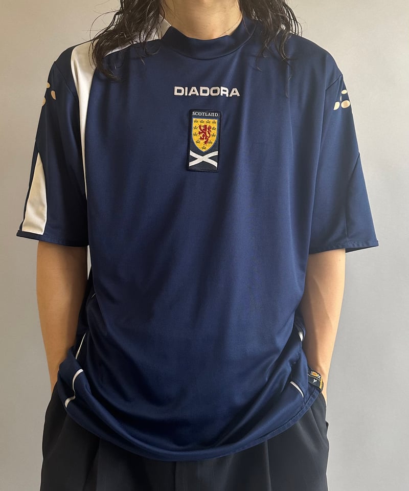 USED 】DIADOLA SCOTLAND Soccer Shirt /240603-00