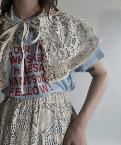 【RE;CIRCLE】 RE Crochet Lace Detachable Collar / 220623-034