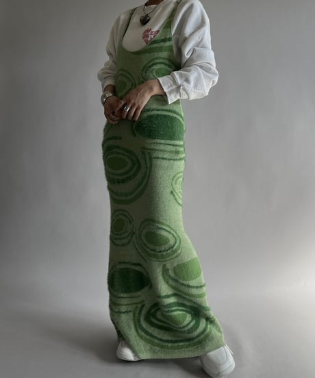 【USED】 House of Sunny Patterned  Camisole Long One-Piece/241019-005