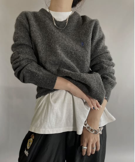 【USED】 Polo By Ralph Lauren Wool Knit Sweater / 221203-014