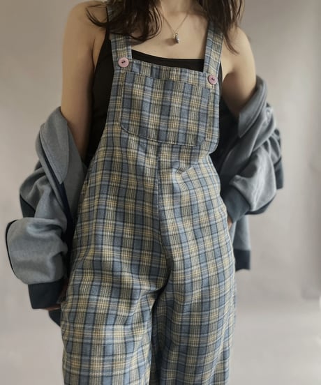 【USED】 P&S Checked Overall / 230318-016