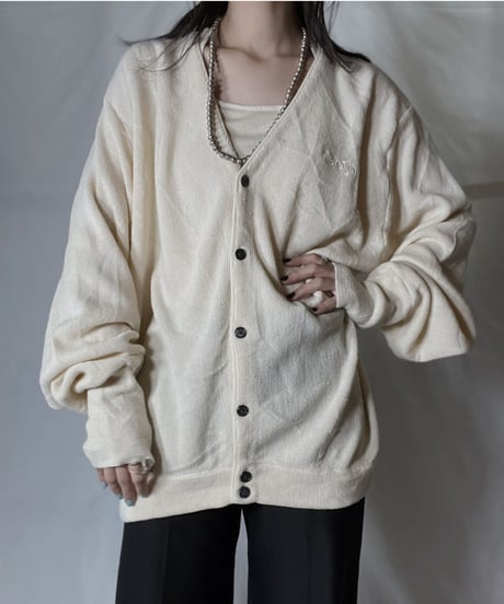 【USED】 LACOSTE Acrylic Knit Cardigan  ⑫ / 220111-020