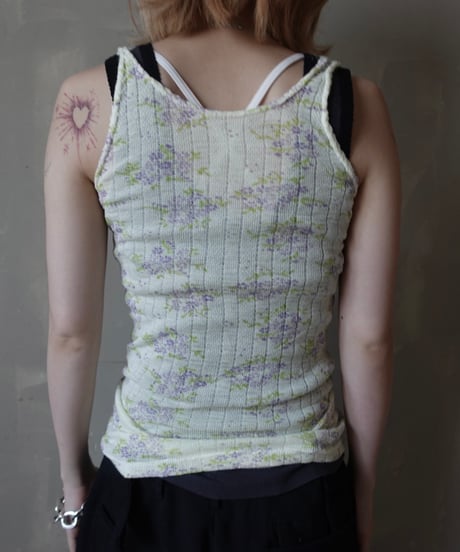 【RE;CIRCLE】 Re Embroidered Camisole Top  /  250724-024