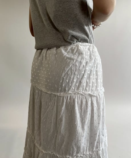 【USED】 Tiered Long Skirt  /250419-004