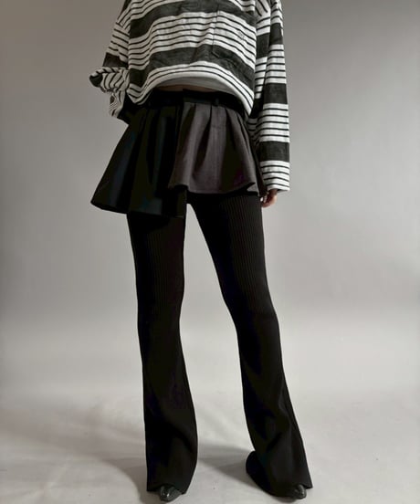 【RE;CIRCLE】 RE Suit Wrap Skirt Mini / 260129-014