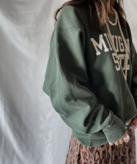 【USED】   Champion Reverse Weave Sweat MICHIGAN STATE/211007-015