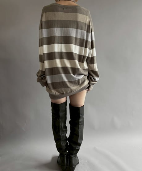 【USED】 BANANA REPUBLIC Border Knit /251025-006