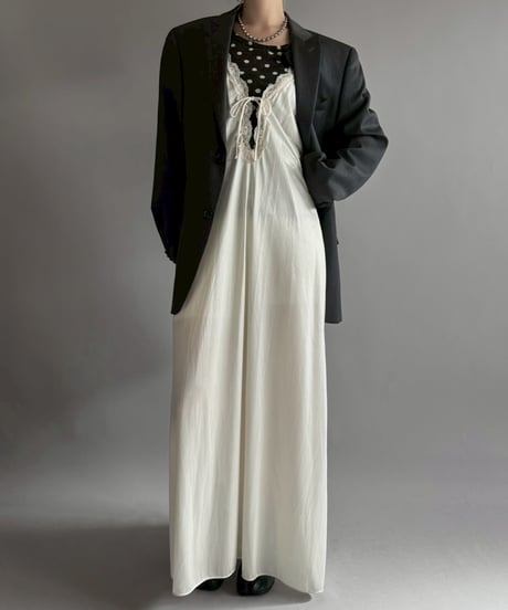 【USED】 Lingerie Long Camisole One-Piece /251129-005