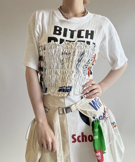 【RE;CIRCLE】 Re Eco Bag Tube Top/  250626-017