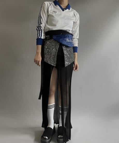 【USED】 Spangle mini Skirt /230902-017