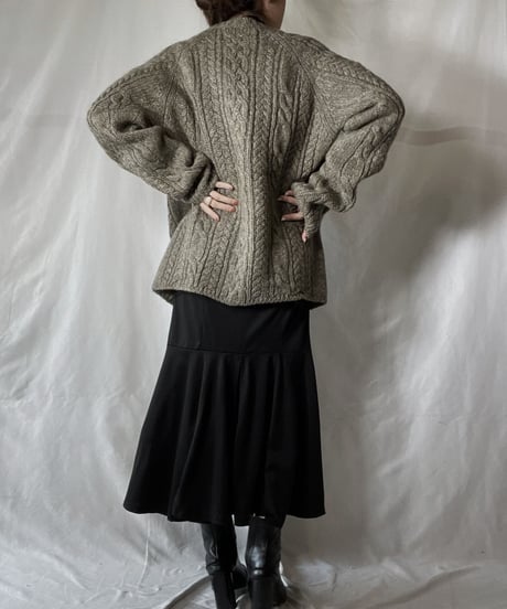 【USED】       Cable Knit Top/211202-040