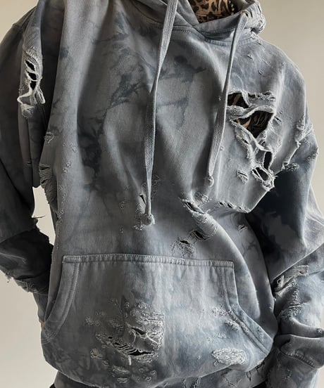 【USED】 Over Dyed Damage Parker /250301-004