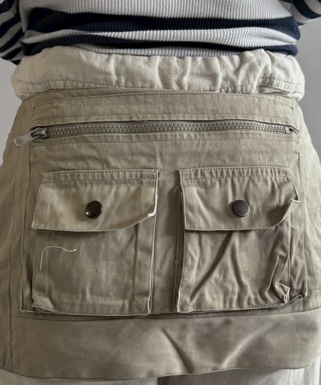 【RE;CIRCLE】  RE Fishing Vest Belt Bag / 260601-005