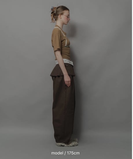 【再受注販売】 Chinatsu Aoyama×Dickies®︎  The Makers Pants Set Brown / 260605-003