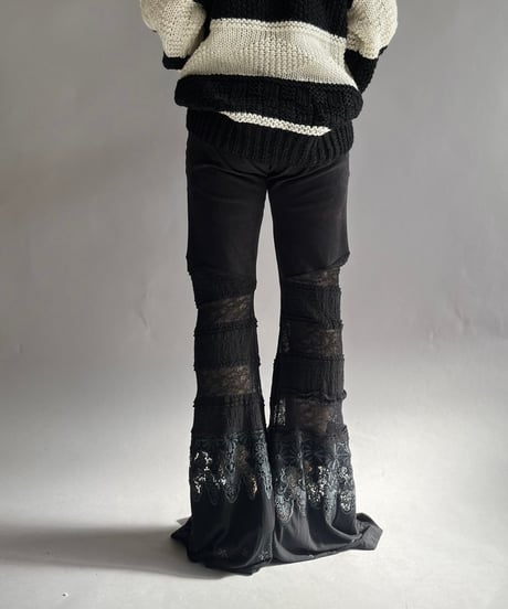【USED】 Pure Fix Patterned Flare Pants / 241207-014