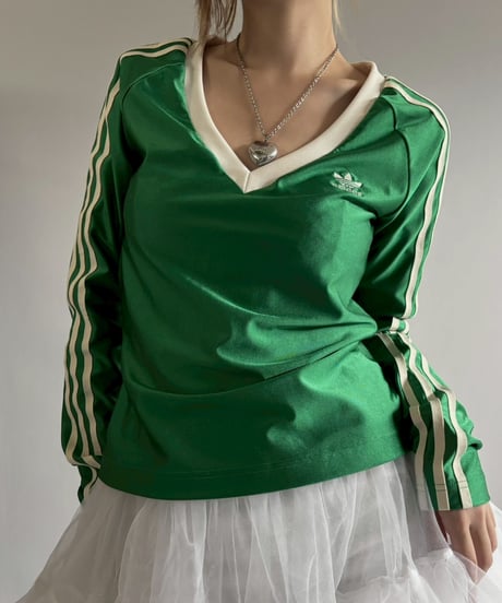 【USED】 adidas V-Neck L/S Top /251206-009