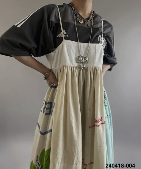 【RE;CIRCLE】RE Eco-Friendly Bag Camisole Long One-piece / 240418