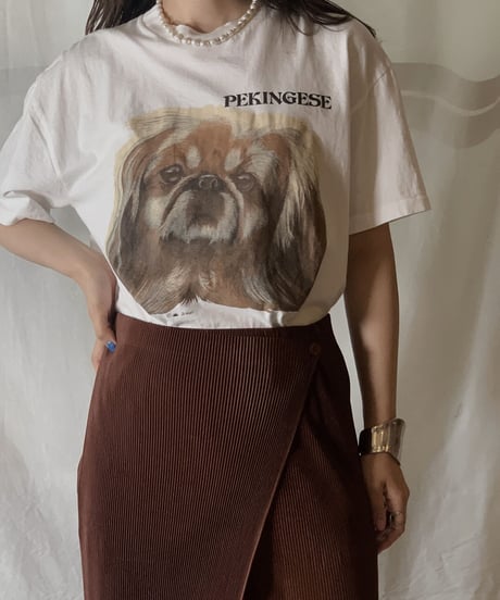 【USED】S/S T-shirt DOG⑨/210604-021