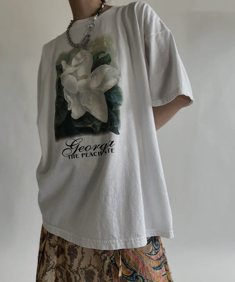 【USED】 Short Sleeved Flower T-shirt / 220611-008