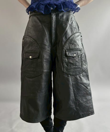 【RE;CIRCLE】 RE Leather Shorts / 260507-003