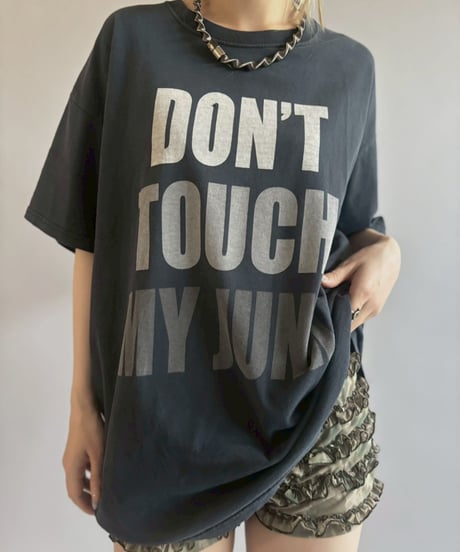 【USED】 FRUIT OF THE LOOM DON'T TOUCH MY JUNK T-Shirt / 260523-009