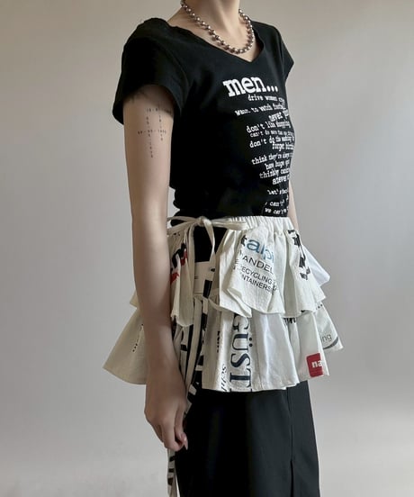 【RE;CIRCLE】 Re Eco Bag Maki Skirt /  250626-011