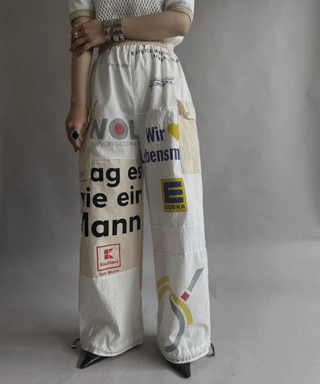 【RE;CIRCLE】RE Eco-Friendly Bag Rraw Cord Pants / 230427-018