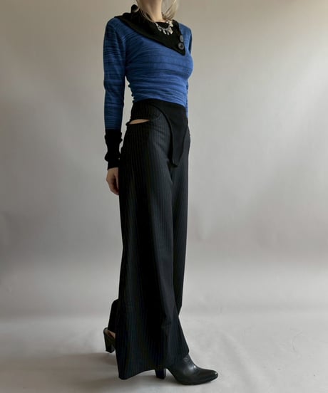 【RE;CIRCLE】 RE Rib Knit Leotard Top / 260416-003