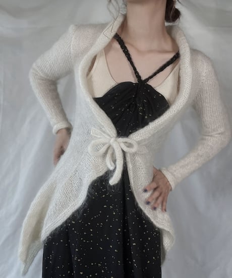 【USED】    Mohair Knit Cardigan/211216-019