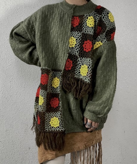 【RE;CIRCLE】 Granny Knit Sweater /210125-006