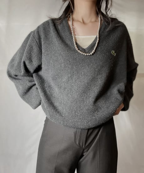 【USED】 LACOSTE Acrylic Knit ⑩ / 220111-022