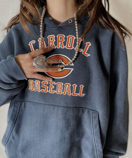【USED】  Champion Reverse Weave Hoodie CARROL BASEBALL/210902-018