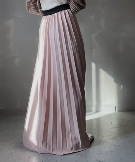 【USED】　Poly Long Skirt①/ 220212-041