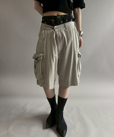 【USED】 POLO by Ralph Lauren Cargo Pocket Shorts /260509ー003